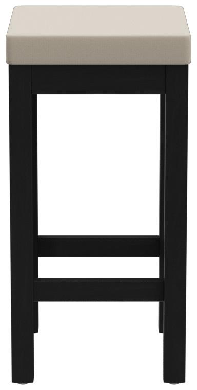 Abbildung halbhoher Hocker Delu Vorderansicht