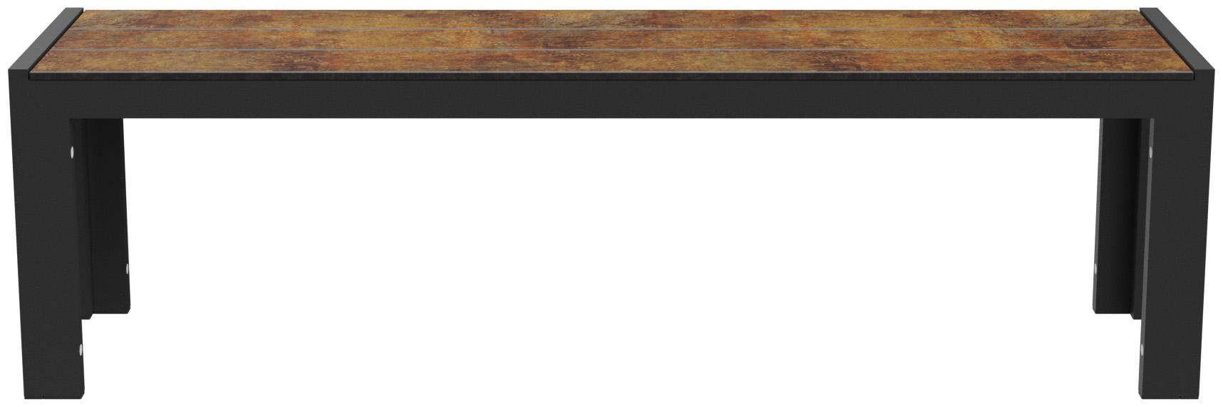 Abbildung 3-Sitzer-Bank Torger Vorderansicht