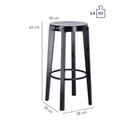 Abbildung Tabouret de bar Beno