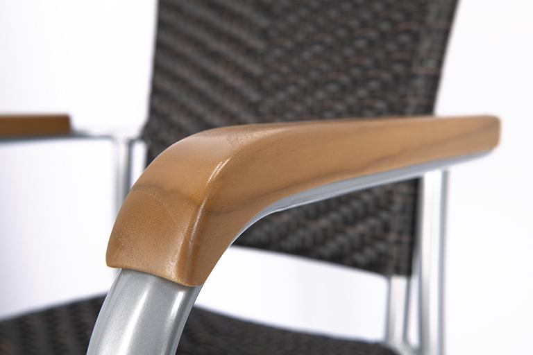 Abbildung Chaise à accoudoirs Teja Detailansicht