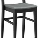 Abbildung halbhoher Hocker Quin Schrägansicht