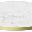 Abbildung Tischplatte Vario Gold Seitenansicht