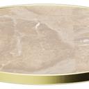 Abbildung Plateau de table Easy Gold Halla Seitenansicht