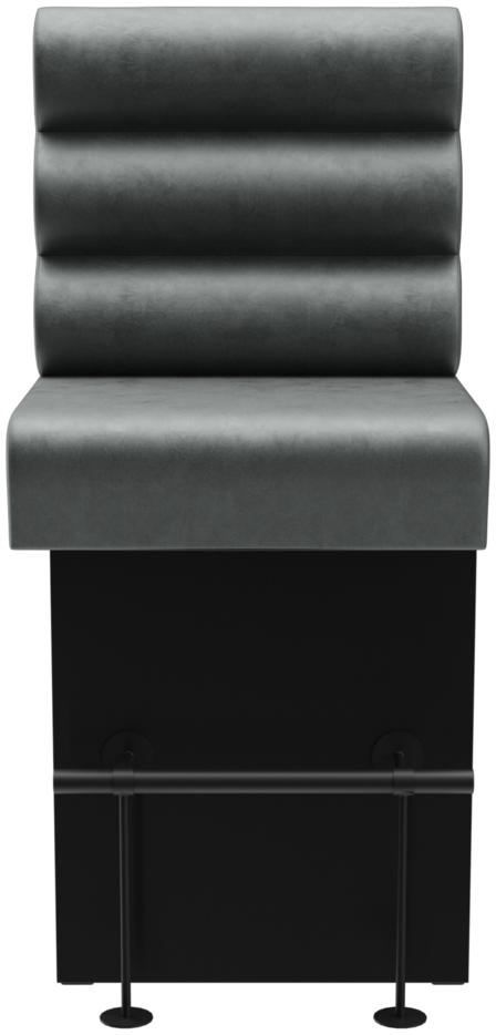 Abbildung Left-hand end element 60 cm Ripple Vorderansicht