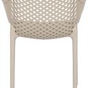 Abbildung Chaise à accoudoirs Emilia Rückansicht