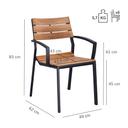Abbildung Chaise à accoudoirs Tadeo