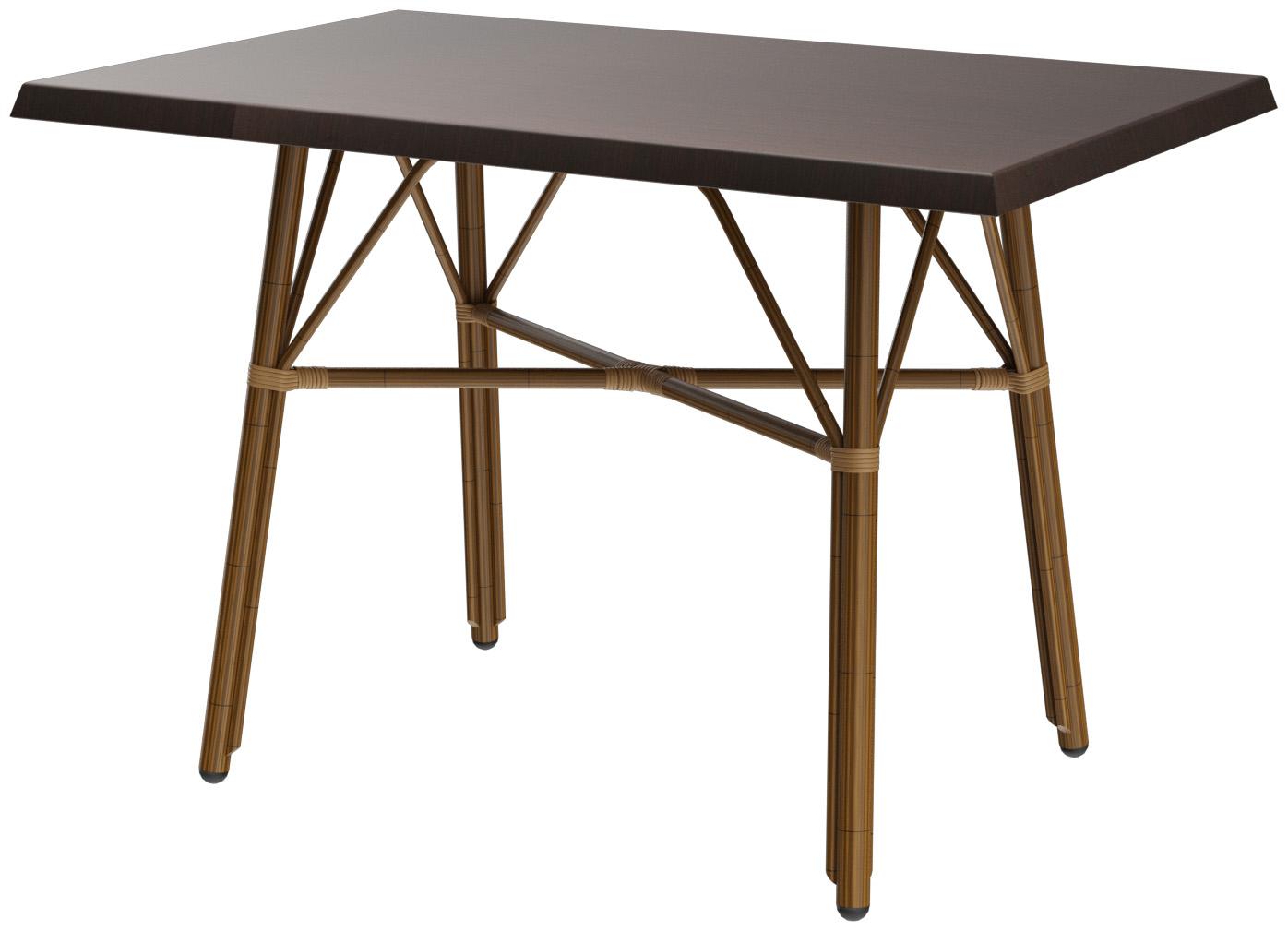 Abbildung Table à manger Marysol Schrägansicht