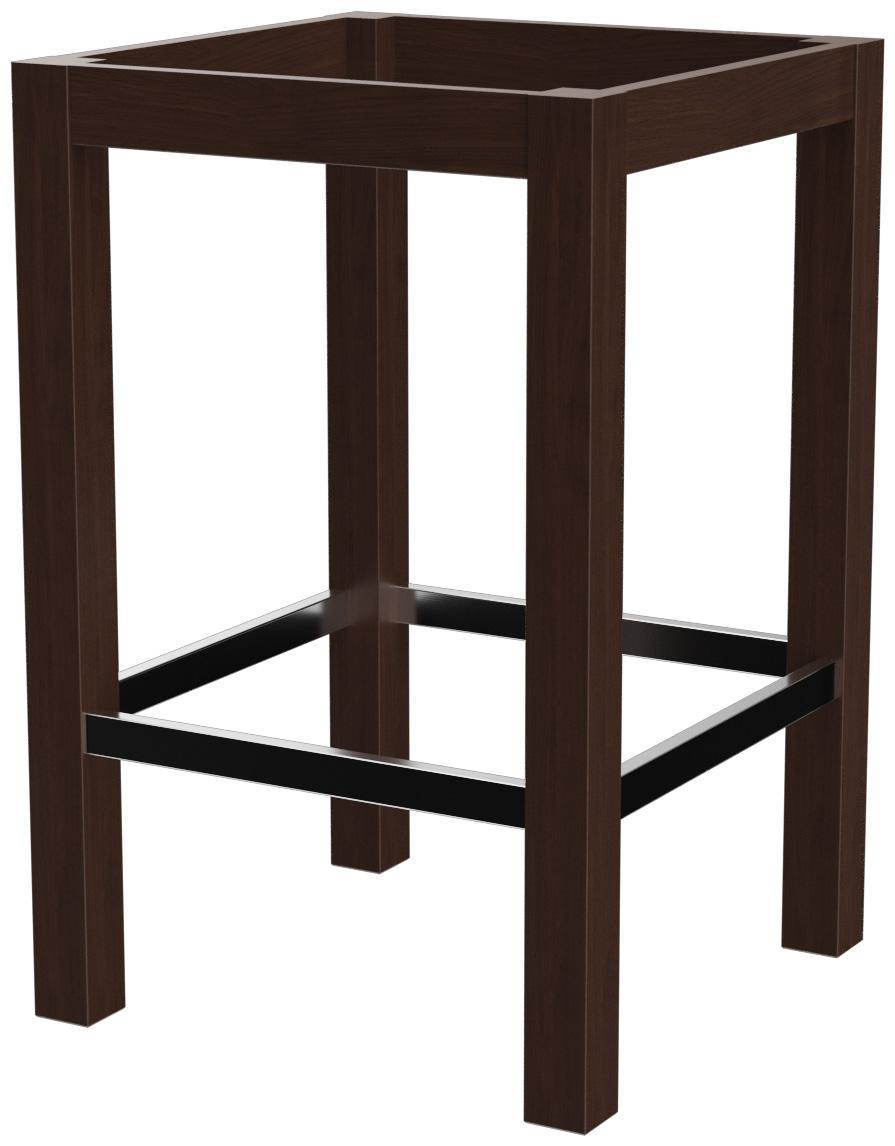 Abbildung halbhoher Tisch Dunia Schrägansicht