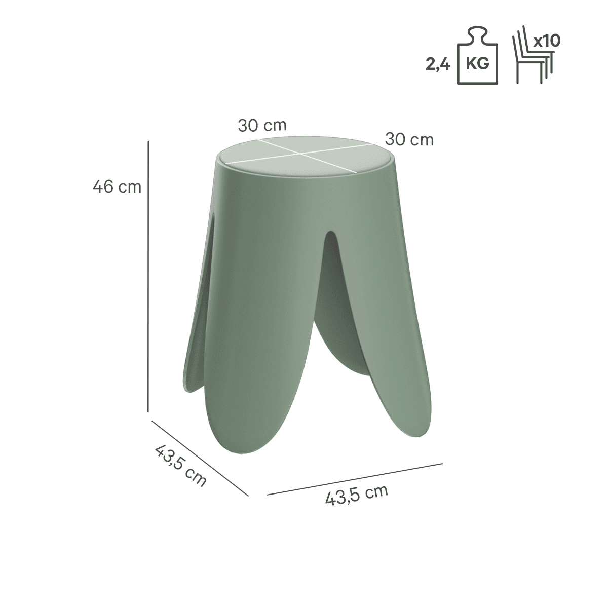 Abbildung tabouret Elvina