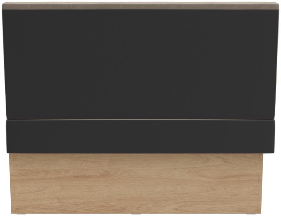 Abbildung Left-hand end element 120 cm Ripple Rückansicht