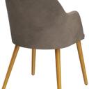 Abbildung Chaise à accoudoirs Hada Schrägansicht