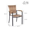 Abbildung Chaise à accoudoirs Teja
