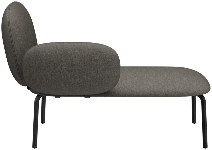 Abbildung Right-hand chaise longue Liberty Rückansicht