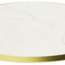 Abbildung Tischplatte Easy Gold Seitenansicht