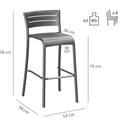 Abbildung Tabouret de bar Helke