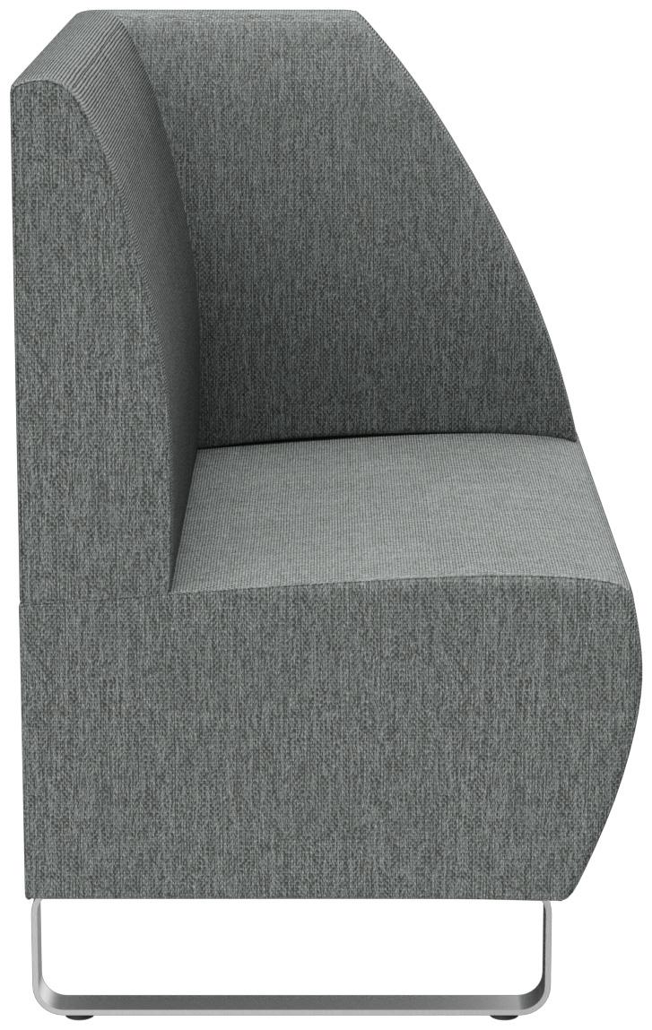 Abbildung Afsluitend element rechts D-Line Seitenansicht