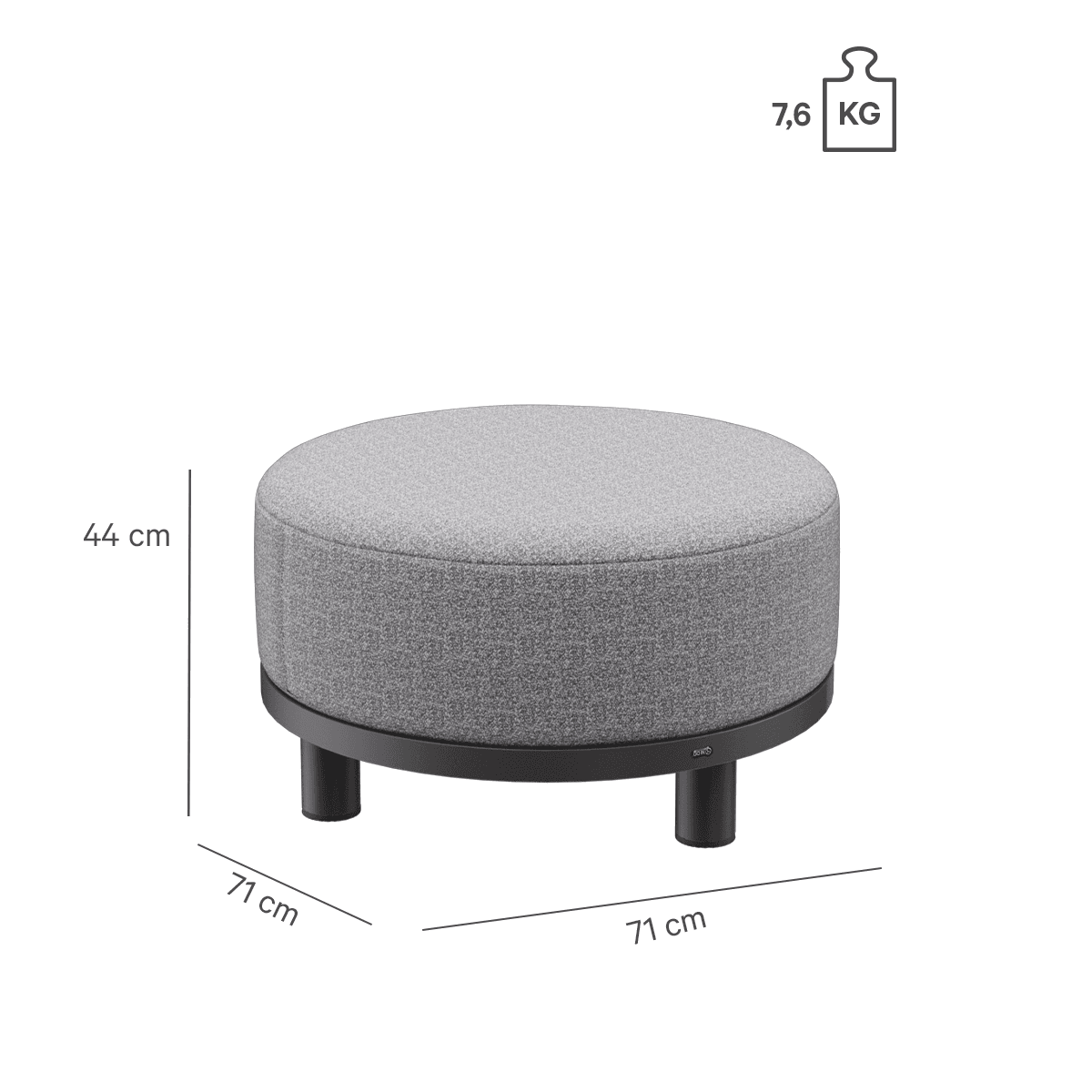 Abbildung tabouret Sivonda