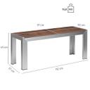 Abbildung 2-Sitzer-Bank Torger