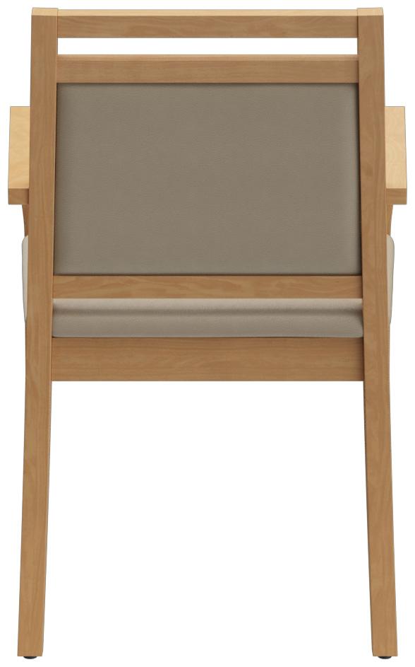 Abbildung Chaise à accoudoirs Liah Rückansicht