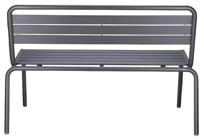 Abbildung 2-Sitzer-Bank Heco Rückansicht