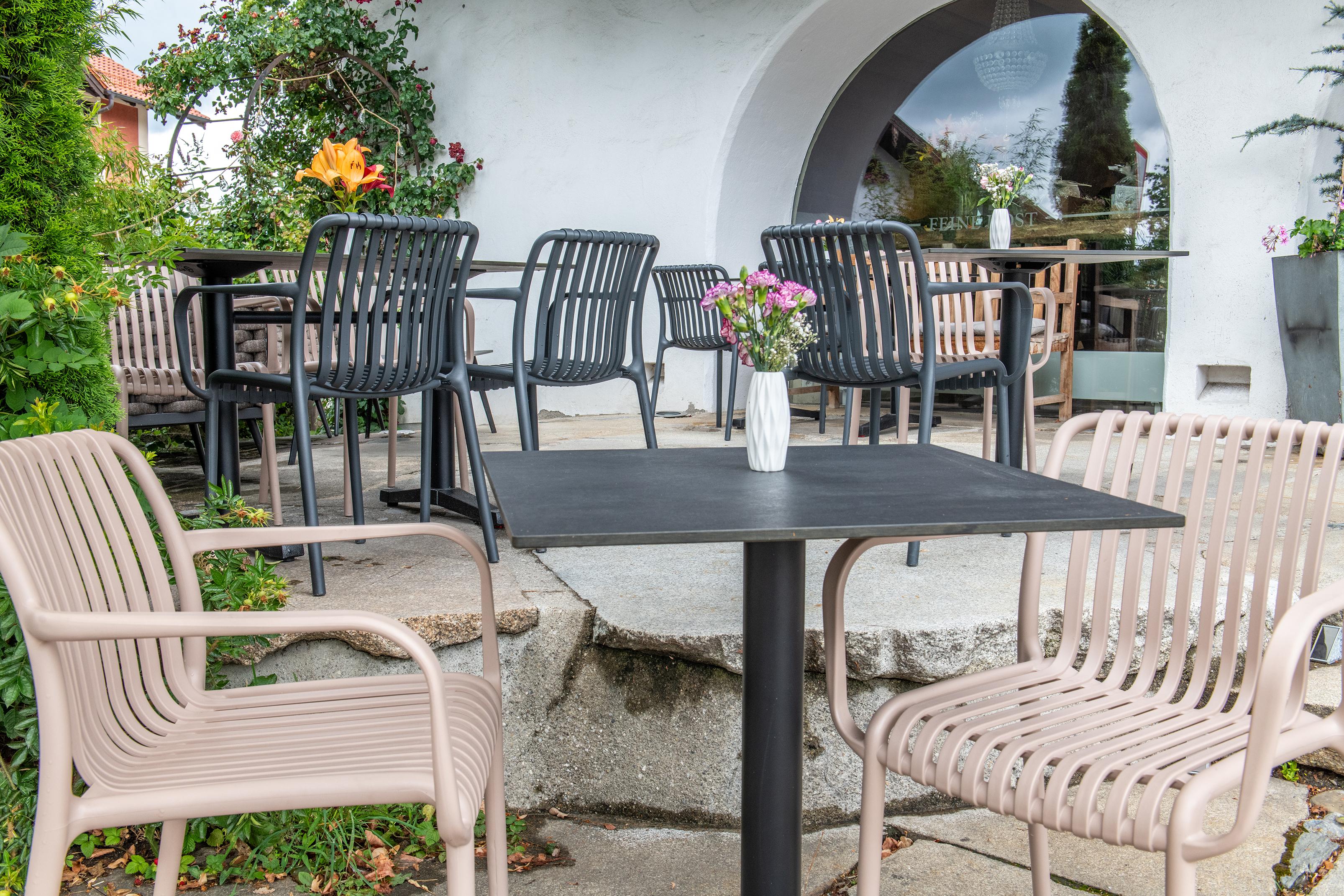 Chaise à accoudoirs Elexia