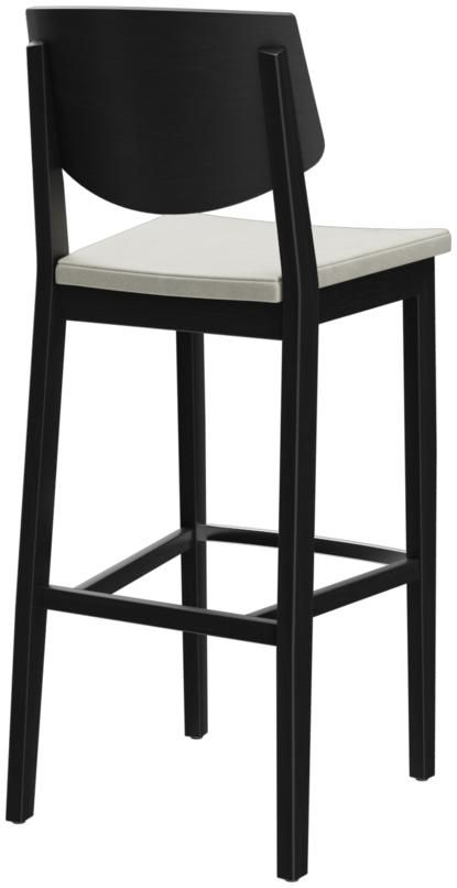 Abbildung sgabello da bar Quorum C Schrägansicht
