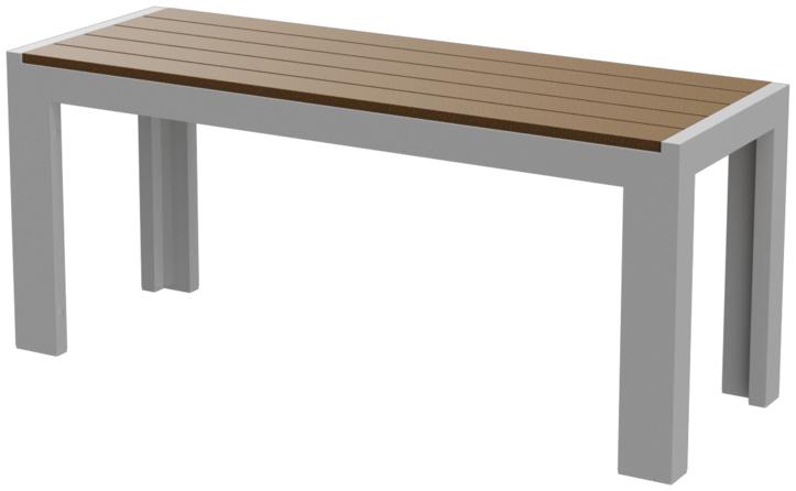 Abbildung 2-seater bench Risa Schrägansicht
