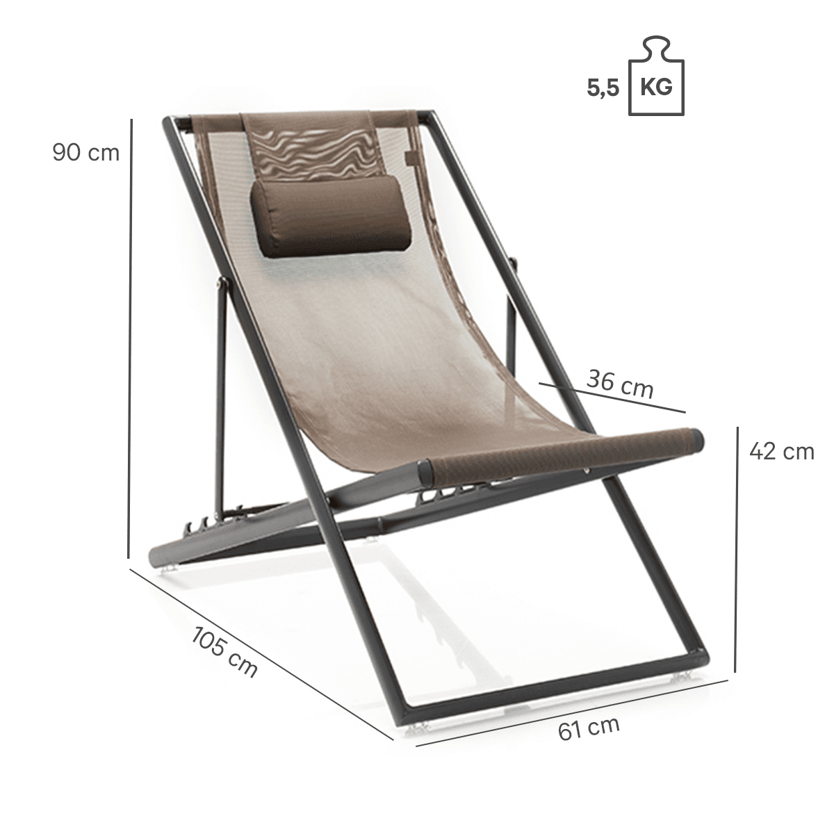 Abbildung Chaise longue Tasida