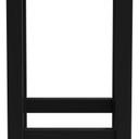 Abbildung halbhoher Hocker Delu Rückansicht