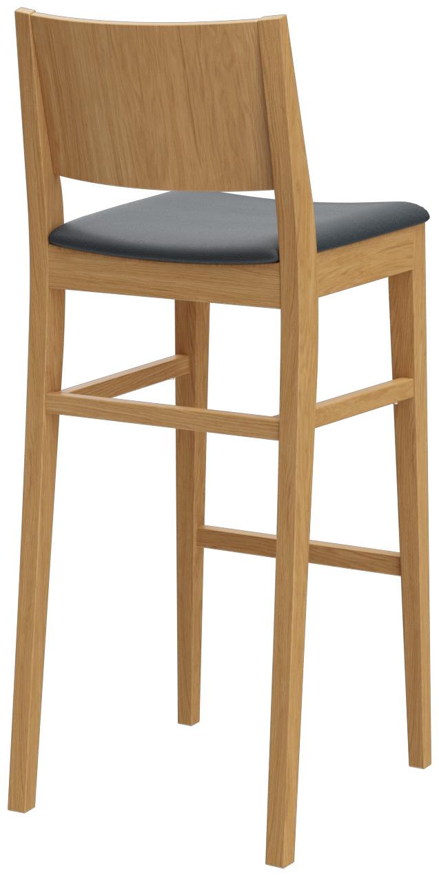 Abbildung Barhocker Quin Schrägansicht