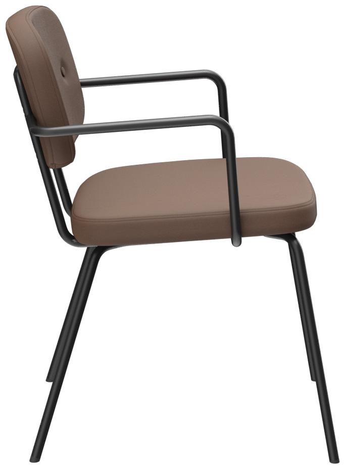 Abbildung Chaise à accoudoirs Vayo Seitenansicht