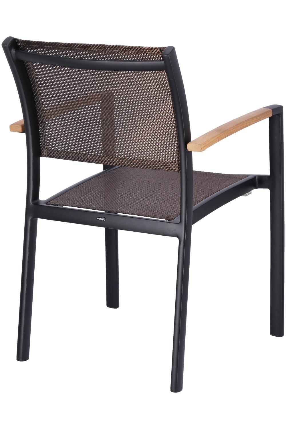 Abbildung Chaise à accoudoirs Tano Schrägansicht