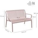 Abbildung 2-seater lounge Elexia