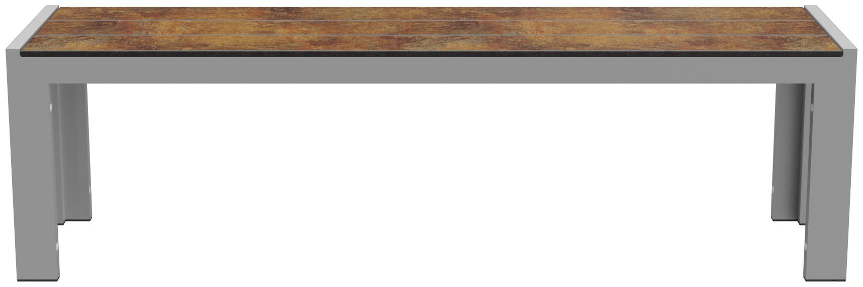 Abbildung 3-Sitzer-Bank Torger Rückansicht