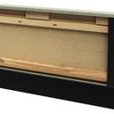 Abbildung Anbau-/Abschlusselement 150 cm H-Line Schrägansicht