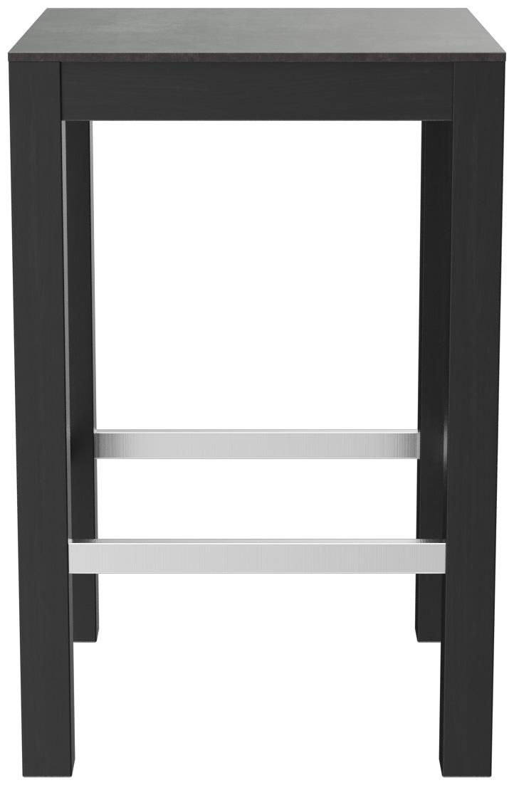 Abbildung halbhoher Tisch Dunia Seitenansicht