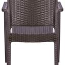 Abbildung Chaise à accoudoirs Erik Rückansicht