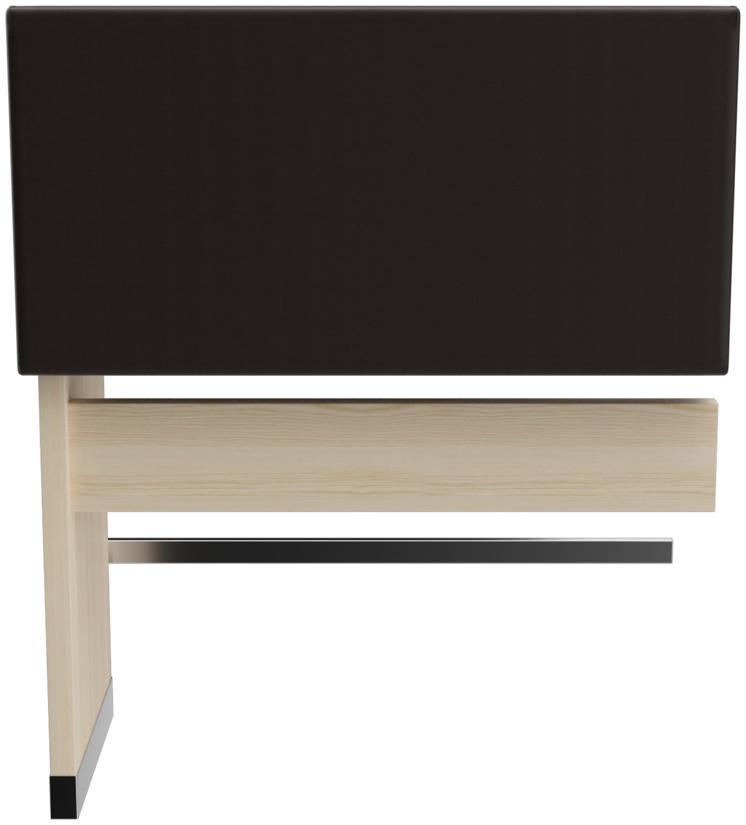 Abbildung Extension/End element 100 cm H-Line Rückansicht