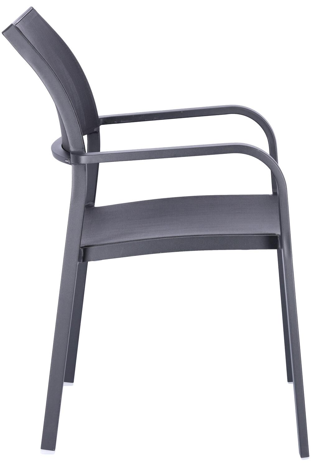 Abbildung Armlehnstuhl Alexis Seitenansicht