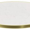 Abbildung Plateau de table Easy Gold Halla Schrägansicht