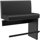 Abbildung Anbau-/Abschlusselement 100 cm H-Line Schrägansicht