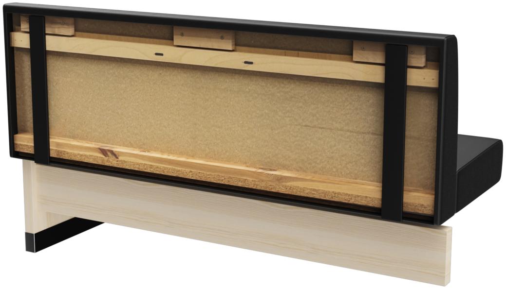 Abbildung Extension/end element 150 cm H-Line Schrägansicht