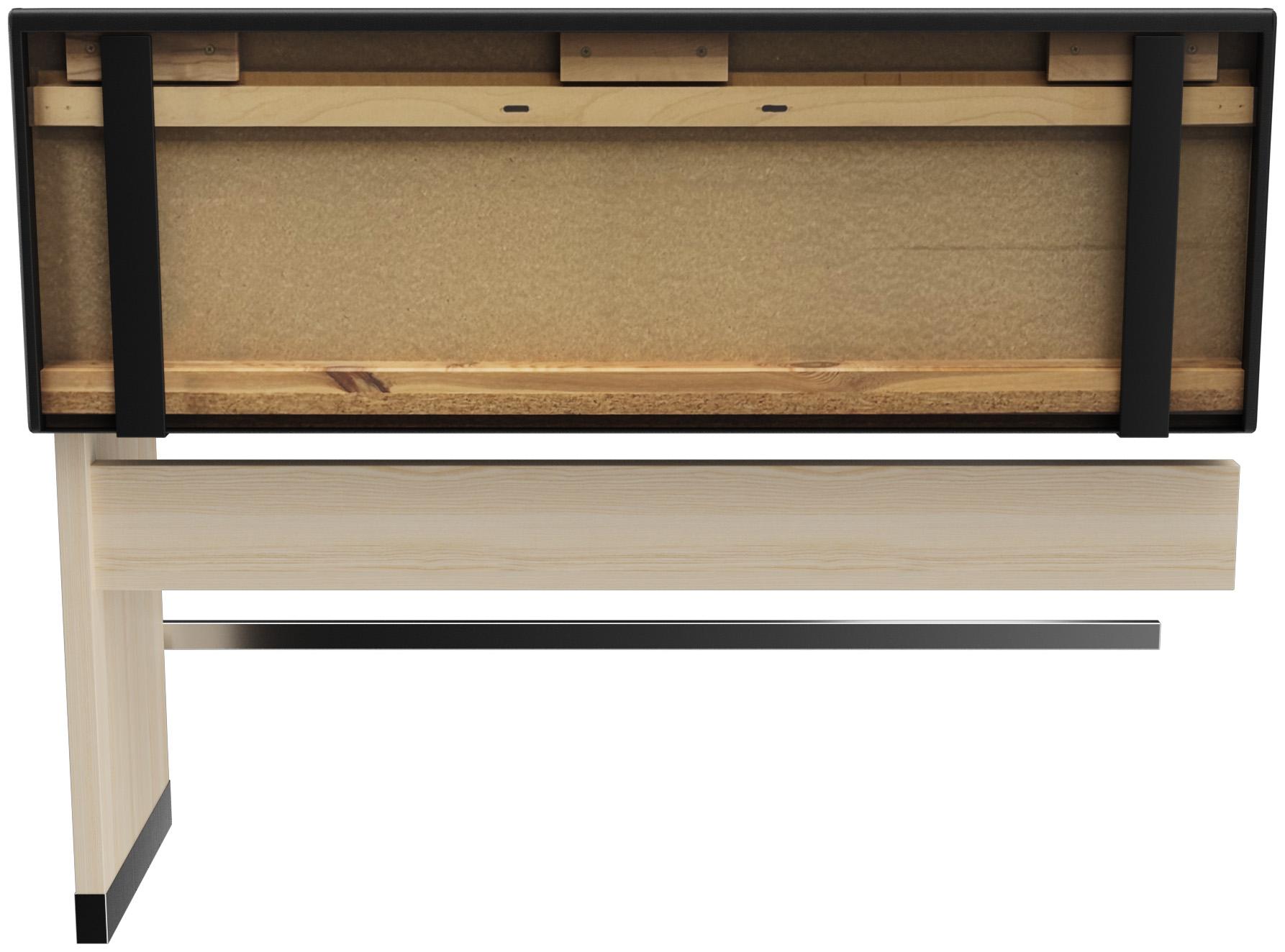 Abbildung Anbau-/Abschlusselement 150 cm H-Line Rückansicht