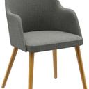Abbildung Chaise à accoudoirs Hada Schrägansicht