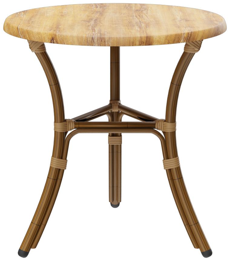 Abbildung Table à manger Marysol Seitenansicht