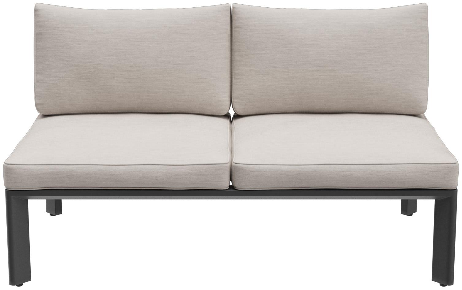 Abbildung 2-Sitzer-Element Lorcan Vorderansicht