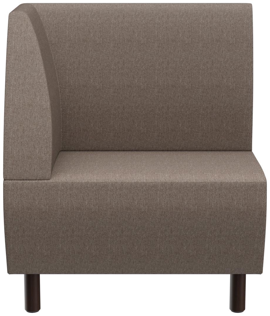 Abbildung Abschlusselement links D-Line Vorderansicht