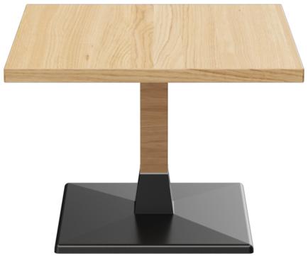 Abbildung table basse Modular T Seitenansicht