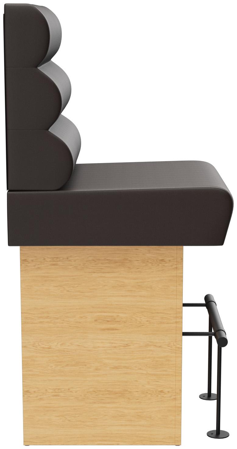 Abbildung Abschlusselement links 60cm Ripple Seitenansicht