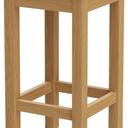 Abbildung halbhoher Hocker Delu Schrägansicht